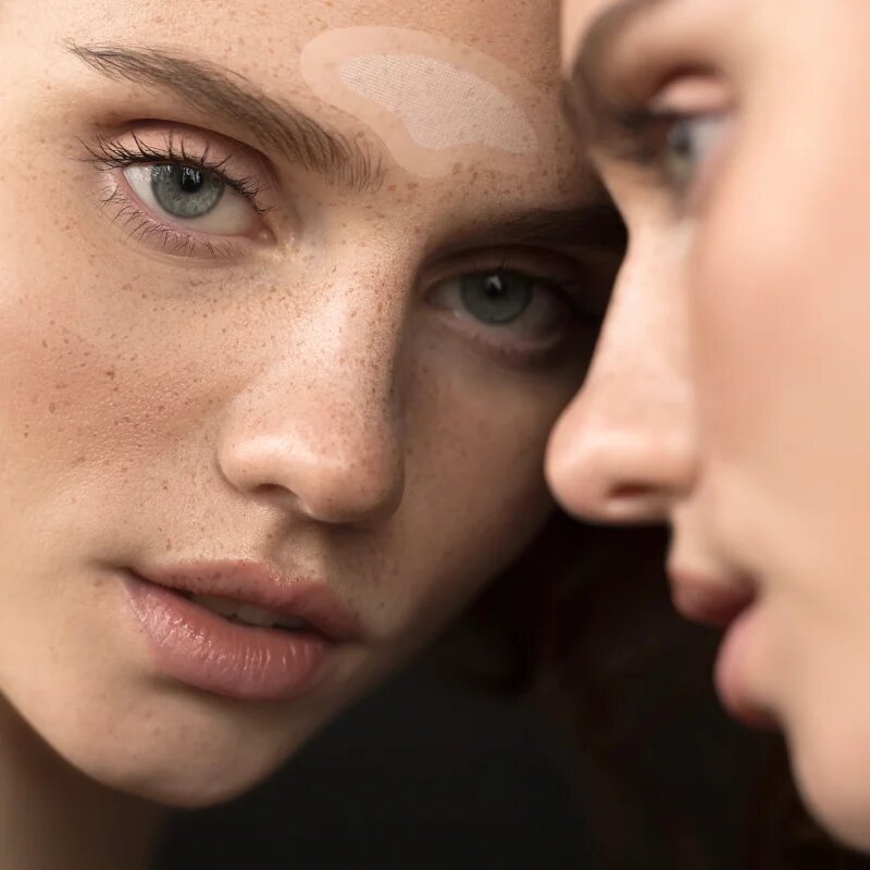 FOREO FAQ™ Microneedling Anti-Wrinkle лепенки за чело против бръчки с хиалуронова киселина 3 бр.