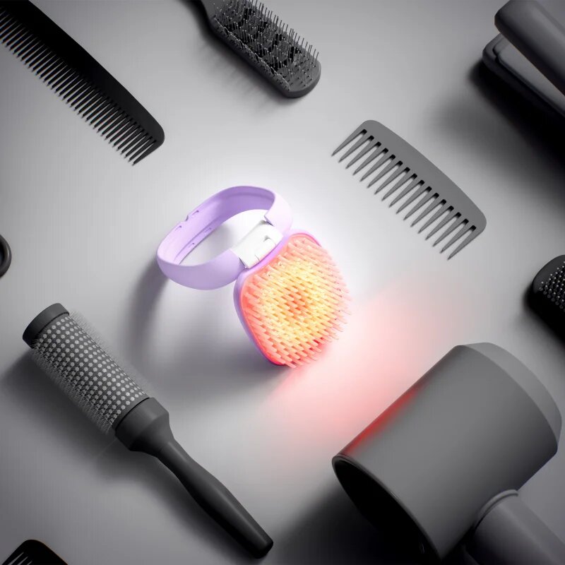 FOREO FLIP™ plus LED Detangling Hairbrush Четка за коса с LED подсветка 1 бр.