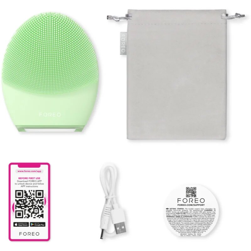 FOREO LUNA™4 масажен уред за почистване и стягане на лицето смесена кожа