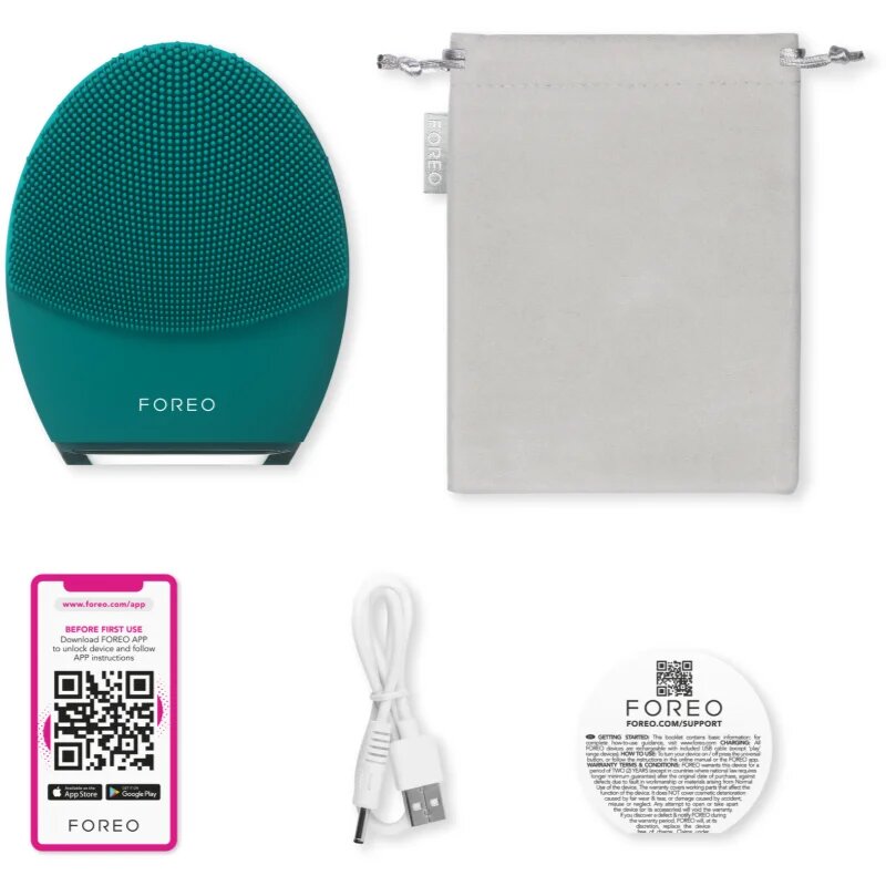 FOREO LUNA™4 Men масажен уред за почистване и стягане на лицето за мъже 1 бр.