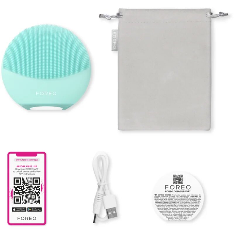 FOREO LUNA™4 Mini уред за почистване на лице Arctic Blue