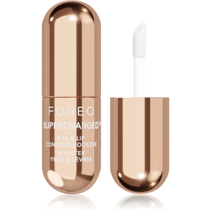 FOREO SUPERCHARGED Eye & Lip Contour Booster проводим серум за укрепване на контурите на очите и устните 3x3.5 мл.