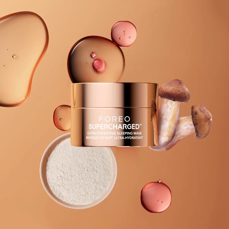 FOREO SUPERCHARGED Ultra Hydrating интензивна хидратираща и подхранваща маска за нощ 75 мл.