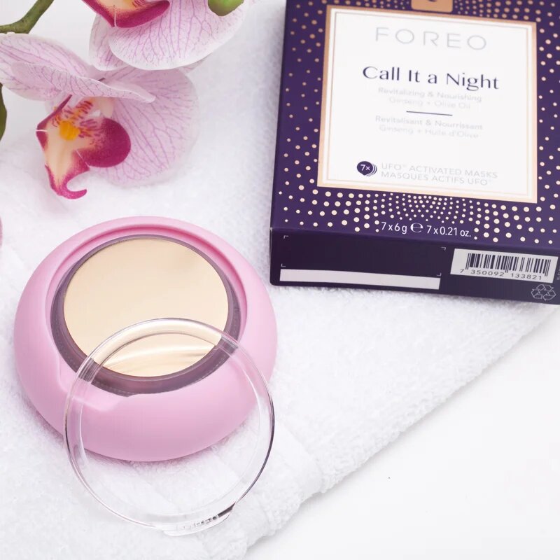 FOREO UFO™ Call It a Night нощна ревитализираща маска за възстановяване на кожата на лицето с подхранващ ефект 7x6 гр.