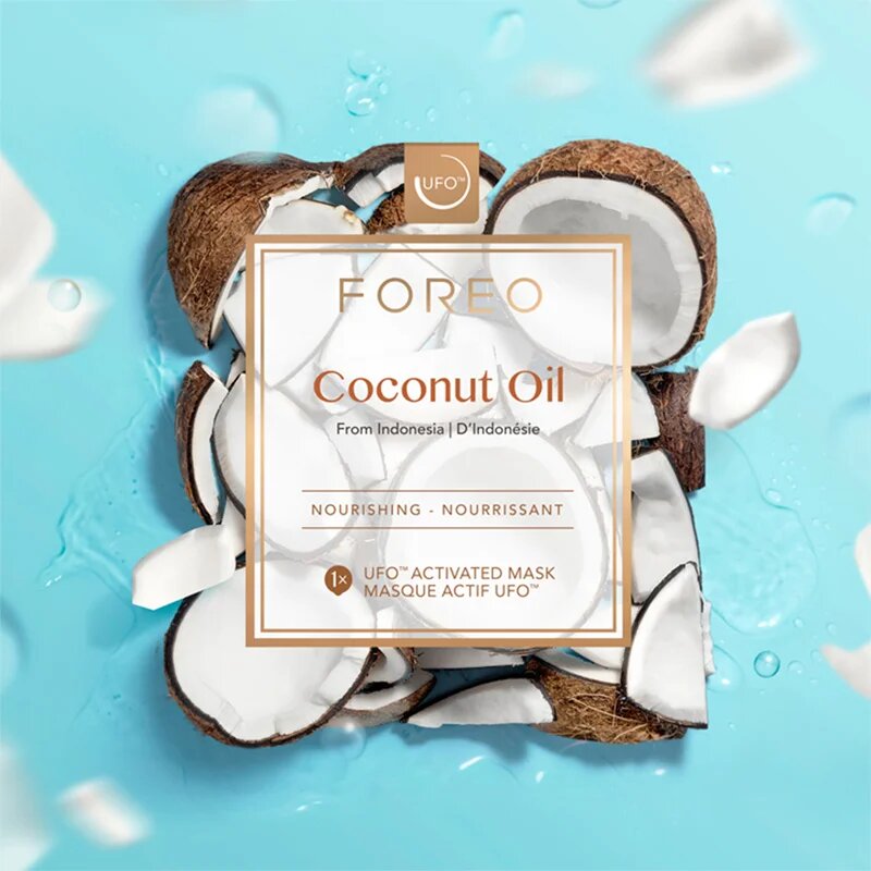 FOREO UFO™ Coconut Oil дълбоко подхранваща маска 6x6 гр.