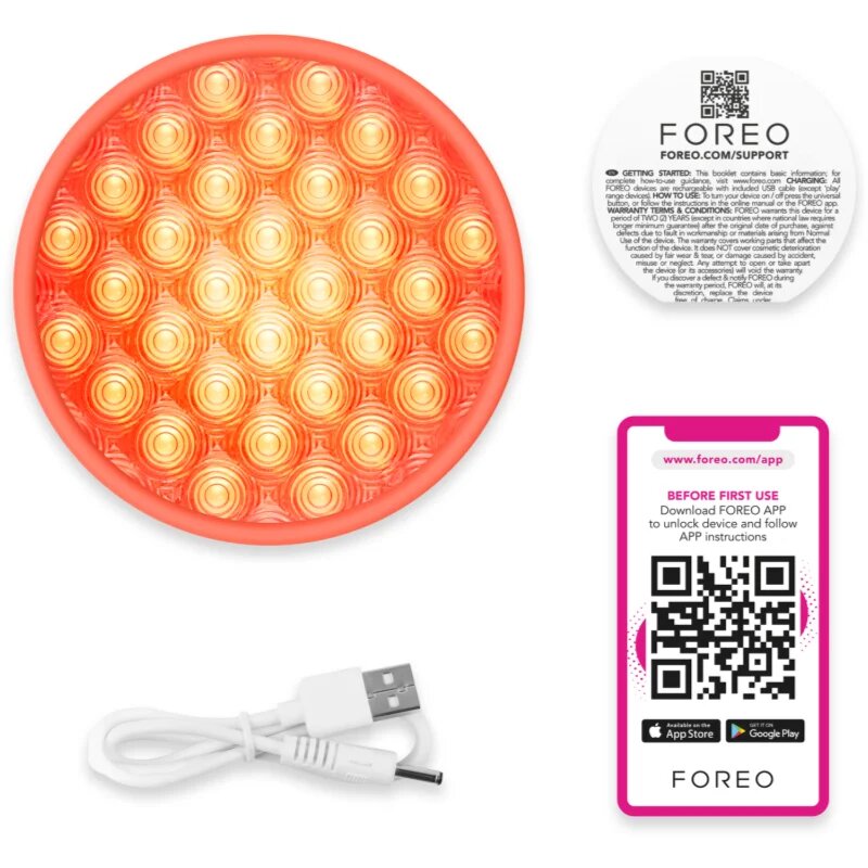FOREO UFO™ LED Lighthouse Panel вградена LED светлинна терапия Red Blue & Amber LED Light Therapy 1 бр.