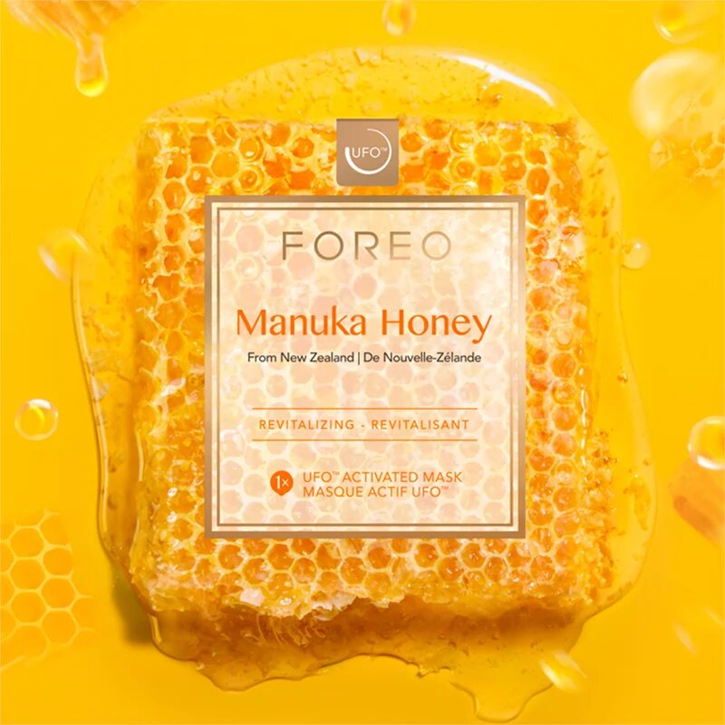 FOREO UFO™ Manuka Honey ревитализираща маска 6 x 6 гр.