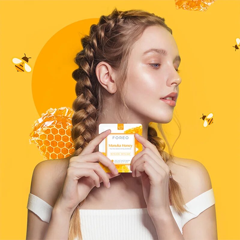 FOREO UFO™ Manuka Honey ревитализираща маска 6 x 6 гр.