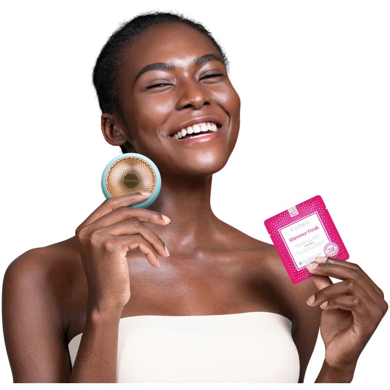 FOREO UFO™ Shimmer Freak освежаваща маска против тъмни кръгове под очите 6 бр.