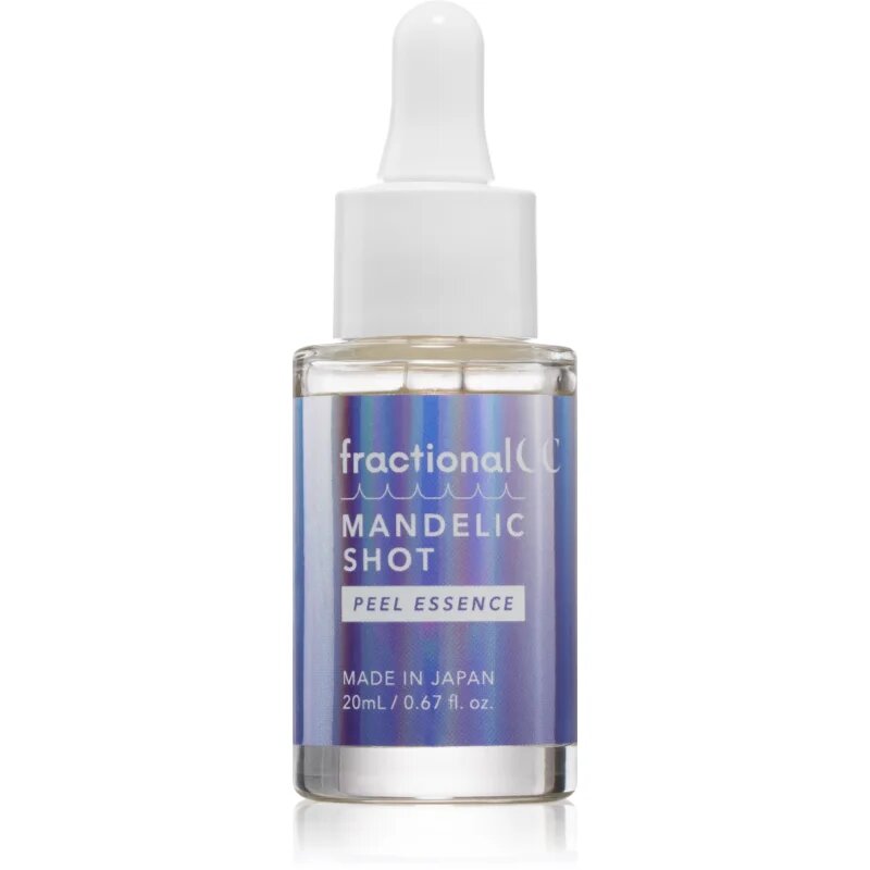 fractional CC Mandelic Shot Peel Essence ексфолираща есенция за освежаване и изглаждане на кожата 20 мл.