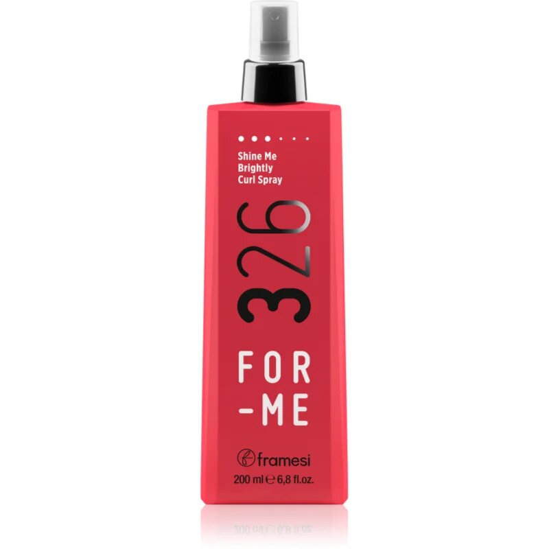 Framesi For-Me Curl & Volume спрей за блясък за къдрава коса 200 мл.