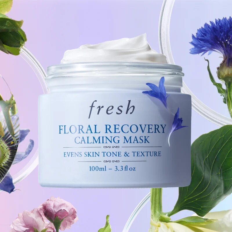 fresh Floral Recovery Calming Mask нощна маска за чувствителна кожа на лицето 30 мл.