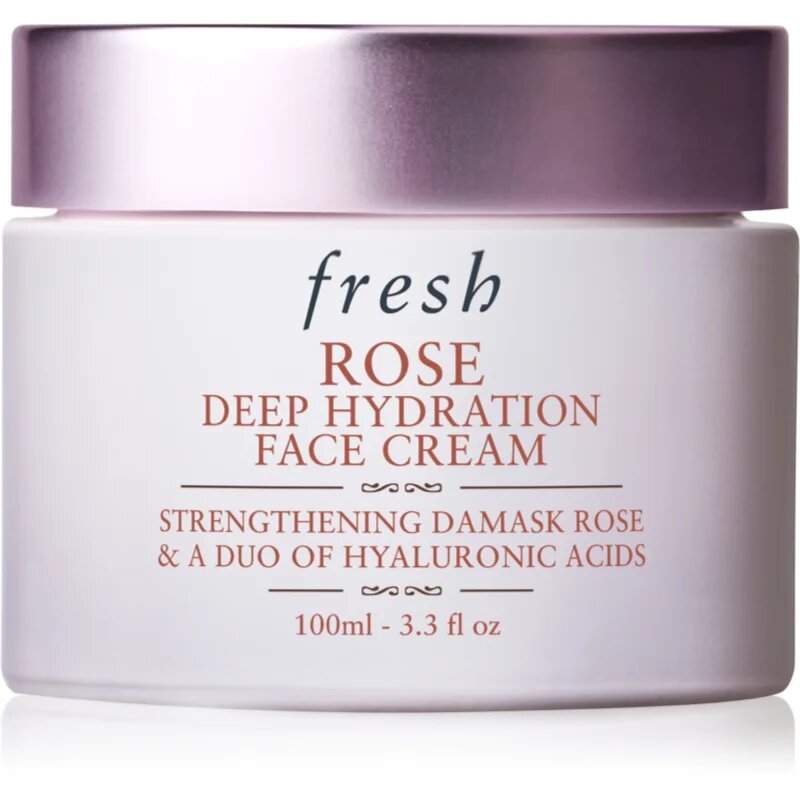 fresh Rose Deep Hydration Face Cream хидратиращ крем за лице с хиалуронова киселина 100 мл.