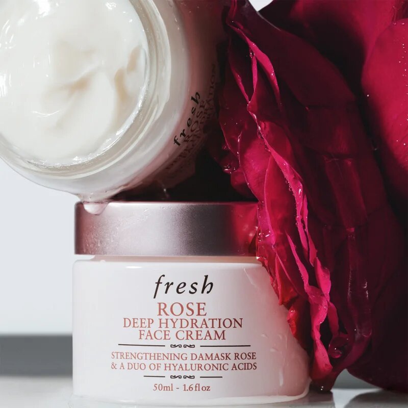 fresh Rose Deep Hydration Face Cream хидратиращ крем за лице с хиалуронова киселина 100 мл.