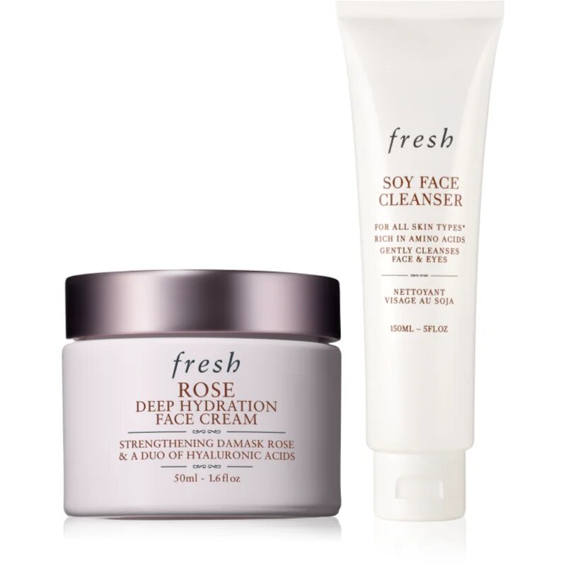 fresh Rose & Sugar Care Set изгодна опаковка за перфектна кожа