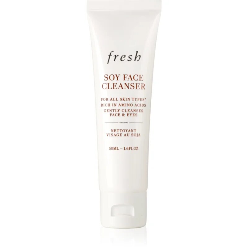 fresh Soy Face Cleanser Нежен гел за премахване на грим и почистване 50 мл.