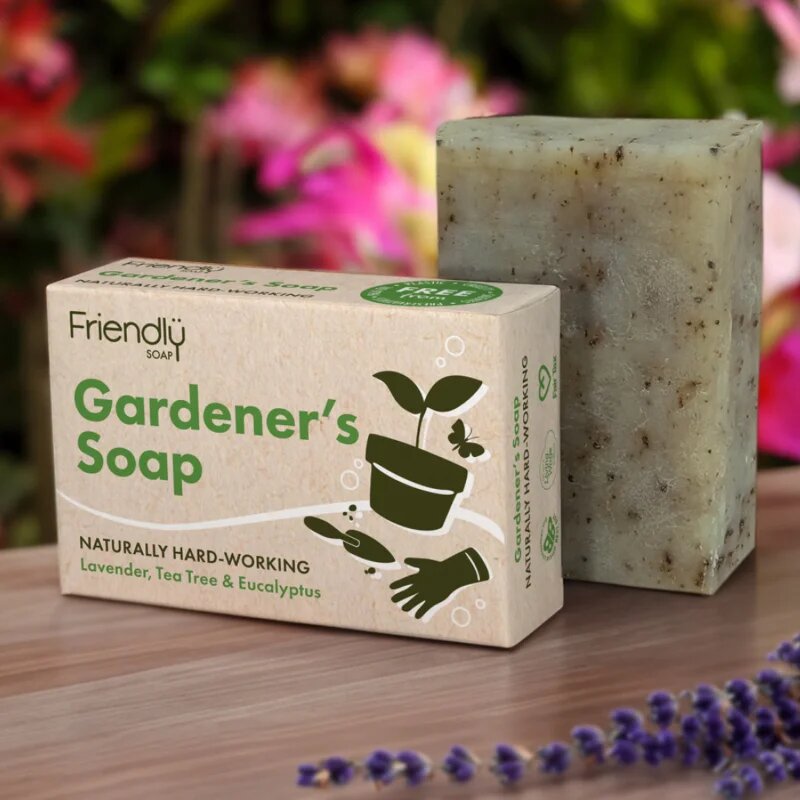 Friendly Soap естествен твърд сапун за градинари 95 гр.