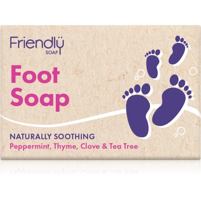 Friendly Soap Foot Soap естествен твърд сапун за крака 95 гр.