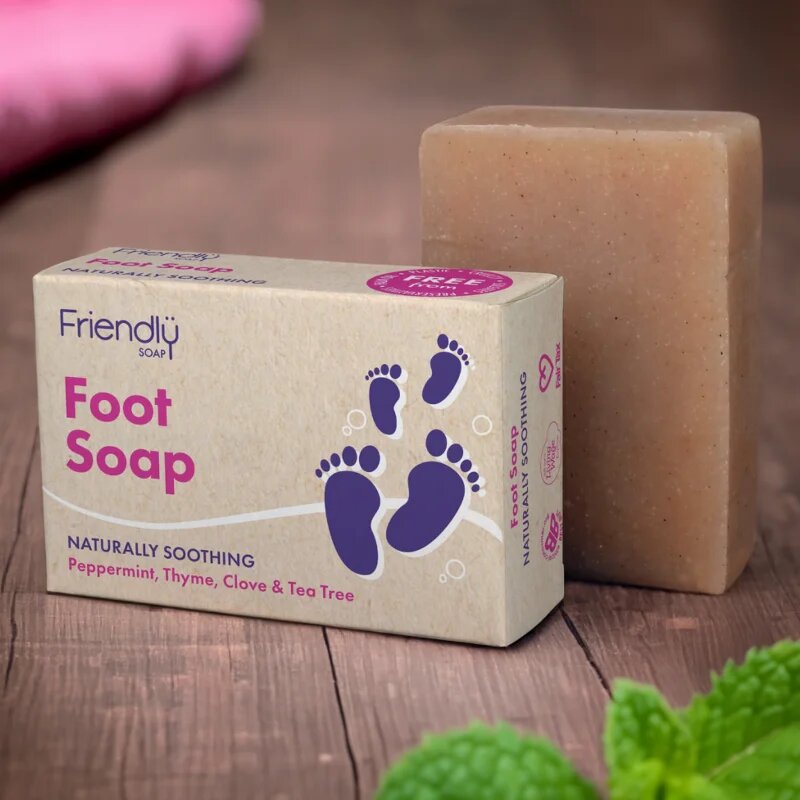 Friendly Soap Foot Soap естествен твърд сапун за крака 95 гр.