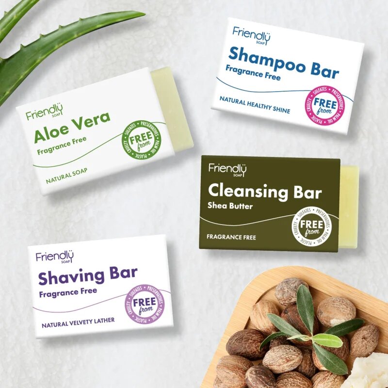 Friendly Soap Natural Shampoo Bar Fragrance Free натурален сапун За коса без парфюм 7x95 гр.