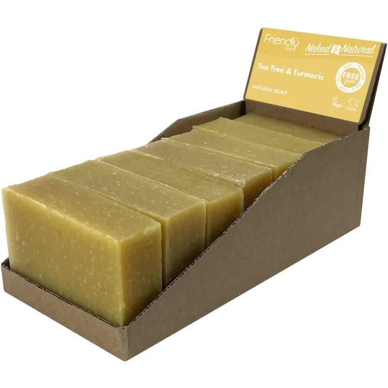 Friendly Soap Natural Soap Tea Tree & Turmeric натурален сапун 7x95 гр.