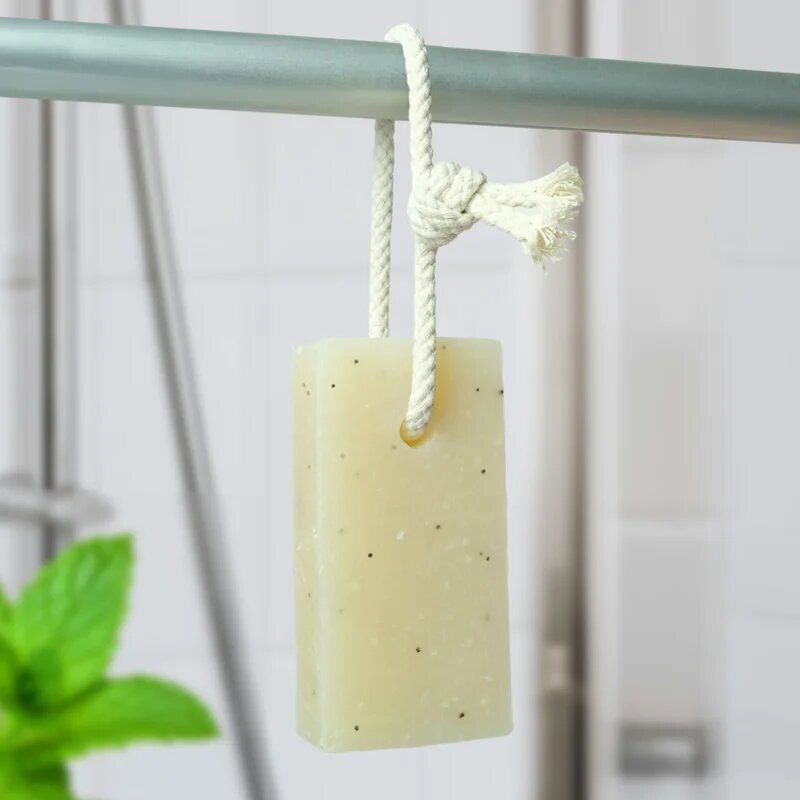 Friendly Soap Soap on a Rope Peppermint & Poppy Seeds натурален сапун на шнурче 95 гр.