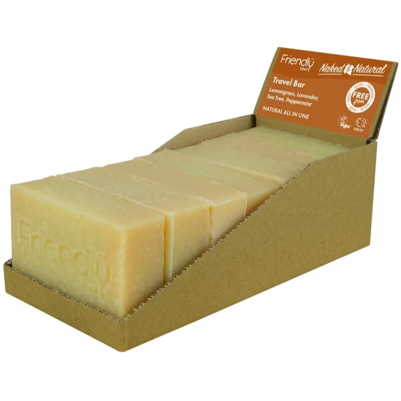 Friendly Soap Travel Soap Hair & Body натурален сапун за тяло и коса 7x95 гр.