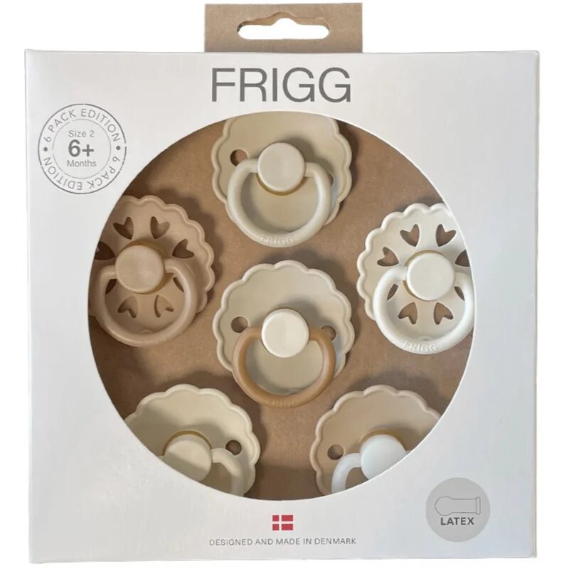 FRIGG 6 Pack Edition Size 2:6-18 months биберон Cinnamon Charm 6 бр.