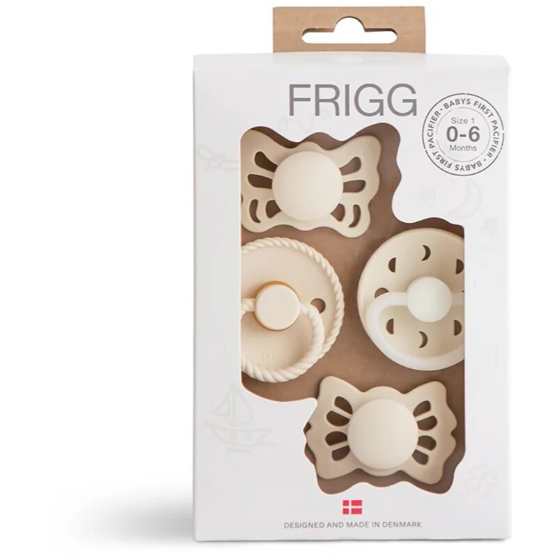 FRIGG Baby's First Pacifier​ Moonlight Sailing биберон Cream