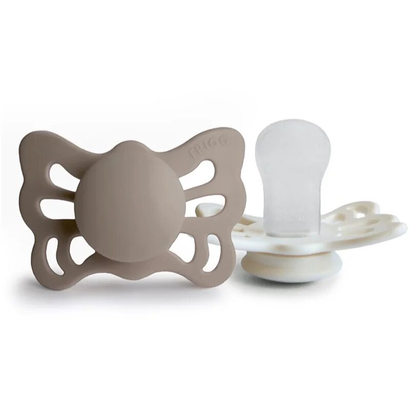 FRIGG Butterfly Size 1:0-6 months биберон Portobello/Cream 2 бр.