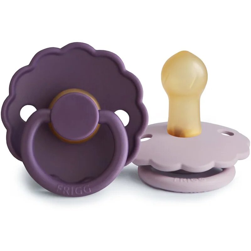 FRIGG Daisy Size 1:0-6 months биберон Violet Dream/Soft Lilac 2 бр.
