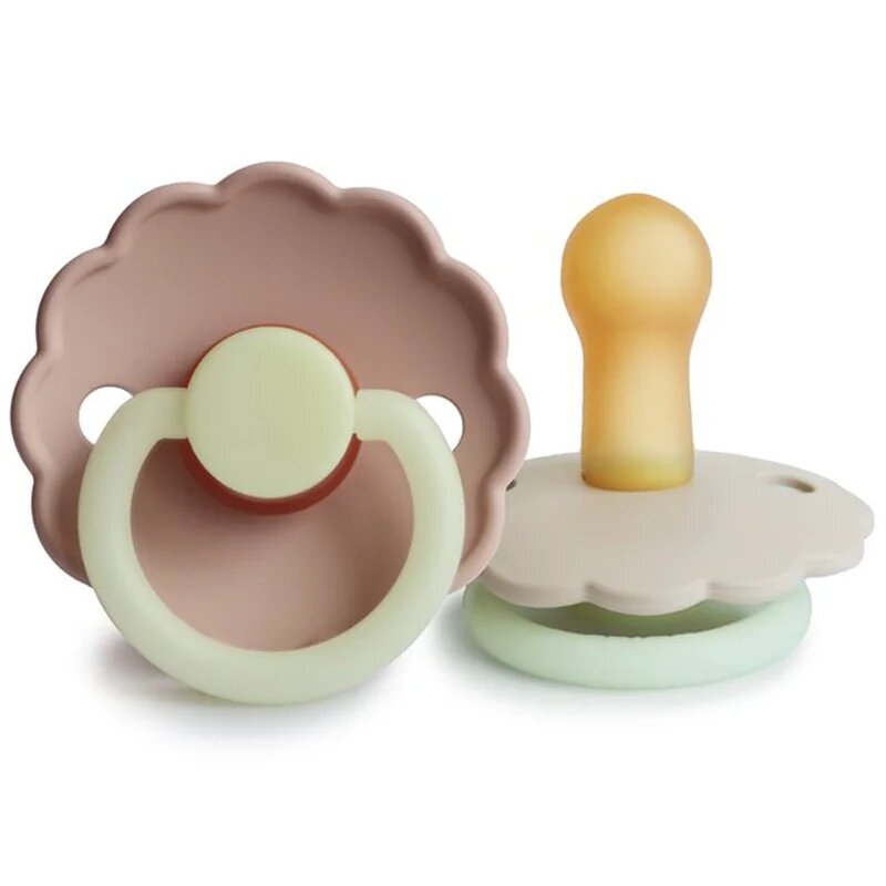 FRIGG Daisy Size 2:6-18 months биберон Blush night/Cream night 2 бр.