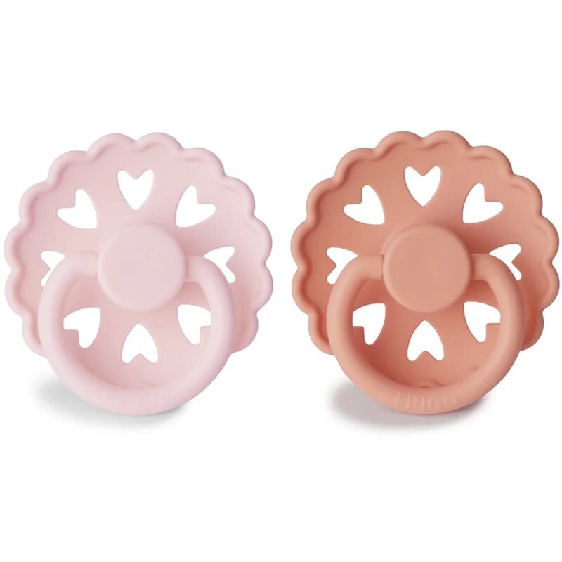 FRIGG Fairytale Round Silicone 2-Pack Size 1 биберон The Snow Queen/The Princess and the Pea 2 бр.