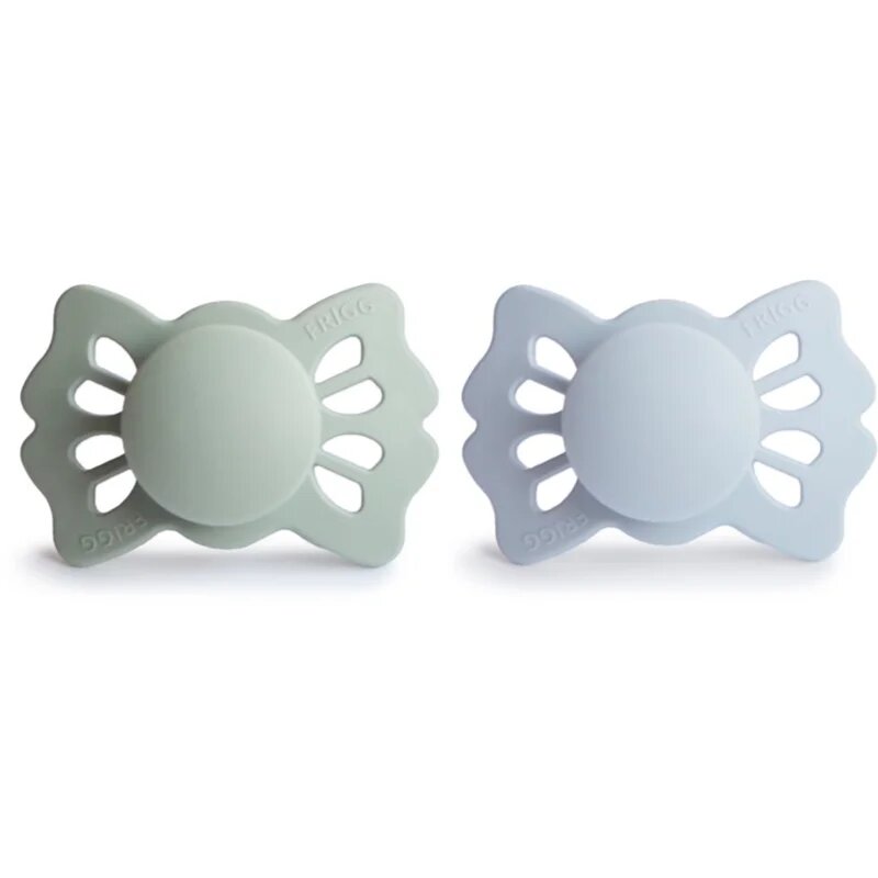 FRIGG Lucky Size 1:0-6 months биберон Sage/Powder Blue 2 бр.