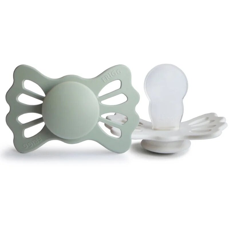 FRIGG Lucky Size 2:6-18 months биберон Sage/Silver Gray 2 бр.