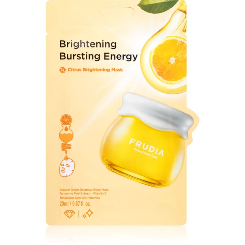 Frudia Citrus озаряваща платнена маска 20 мл.