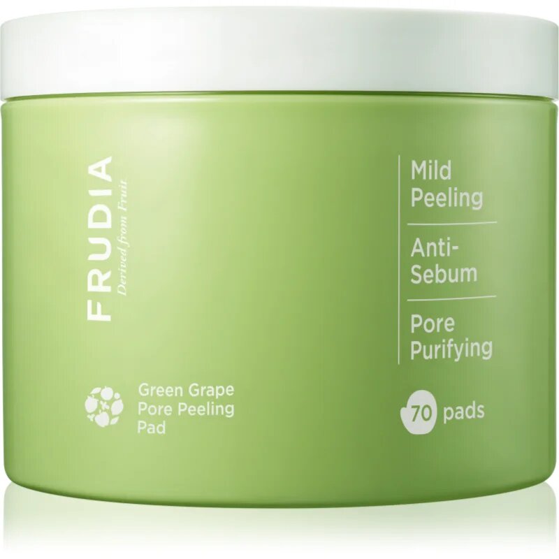 Frudia Green Grape ексфолиращи тампони за лице против мазна кожа и разширени пори 70 бр.