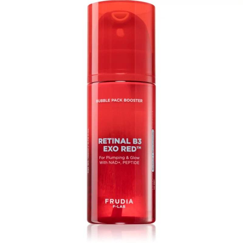 Frudia Retinal B3 Exo Red Bubble Pack Booster освежаващ и хидратиращ бустер за освежаване и изглаждане на кожата 140 мл.
