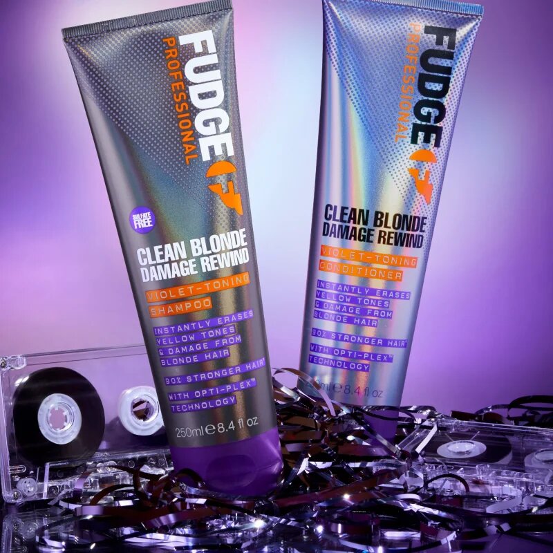 Fudge Clean Blonde Damage Rewind тониращ балсам за руса коса 250 мл.