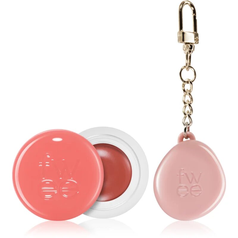 fwee Lip&Cheek Blurry Pudding Pot тониращ балсам за устни и скули + калъф цвят CR01 Dear (Bestie Moment) 5 гр.