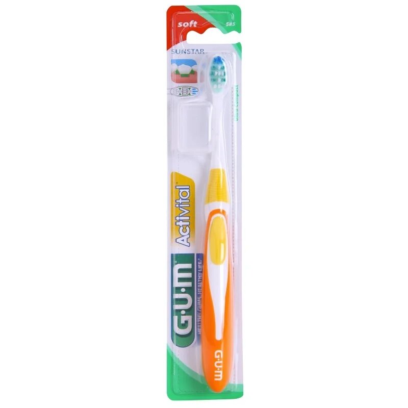 G.U.M Activital Ultra Compact четка за зъби с къса глава софт 1 бр.