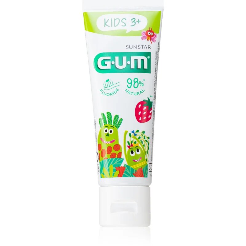 G.U.M Kids гел за зъби за деца с аромат на ягода 50 мл.