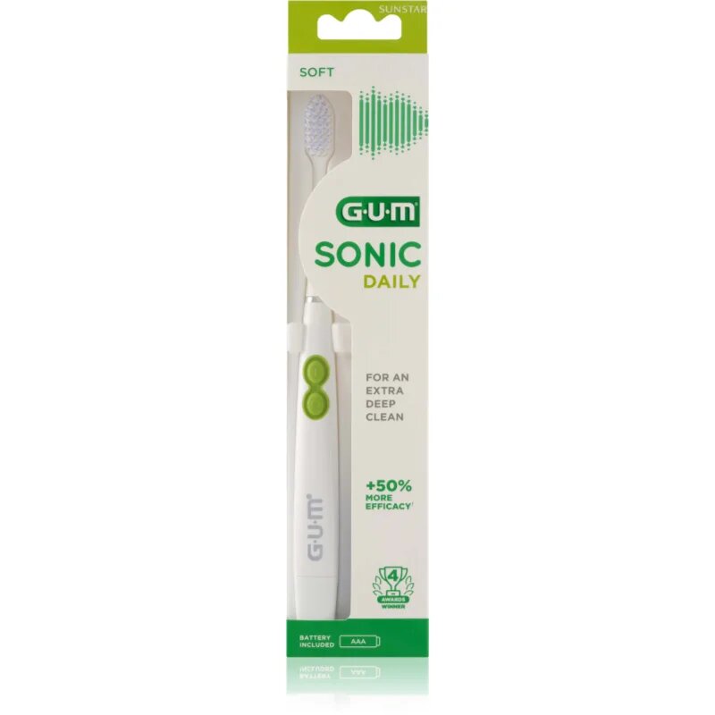 G.U.M Sonic Daily четка за зъби White 1 бр.