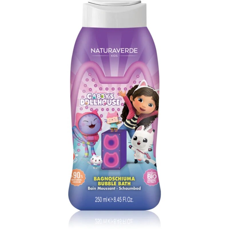 Gabby's Dollhouse Naturaverde Kids пяна за вана за деца 250 мл.