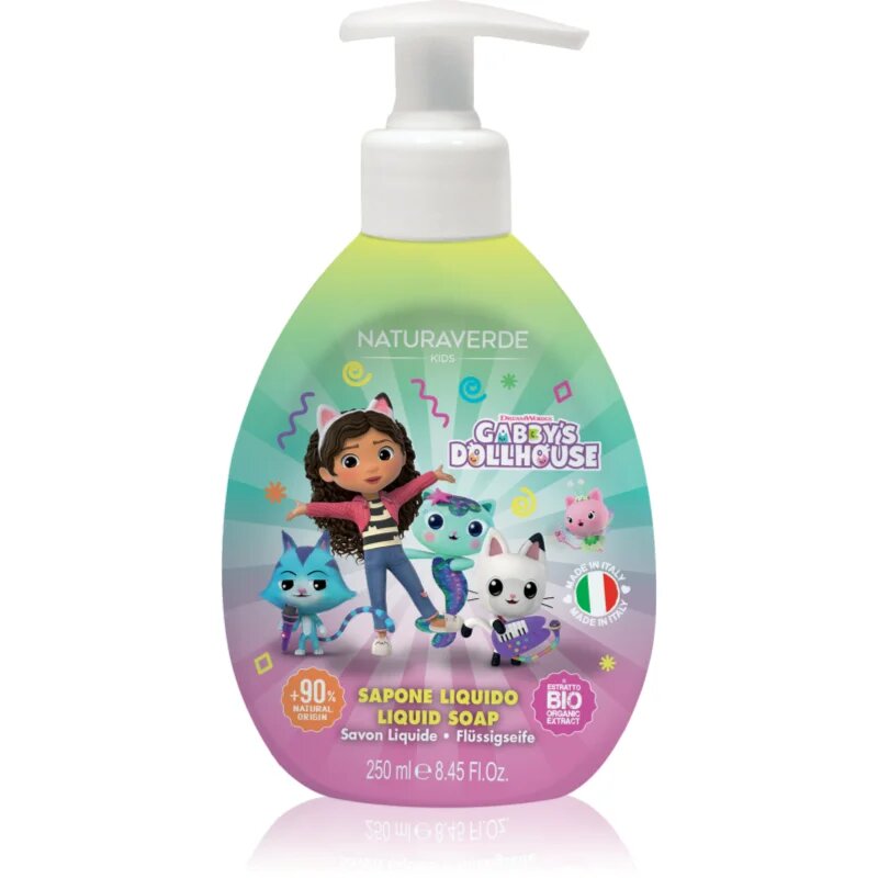 Gabby's Dollhouse Naturaverde Kids течен сапун за деца 250 мл.