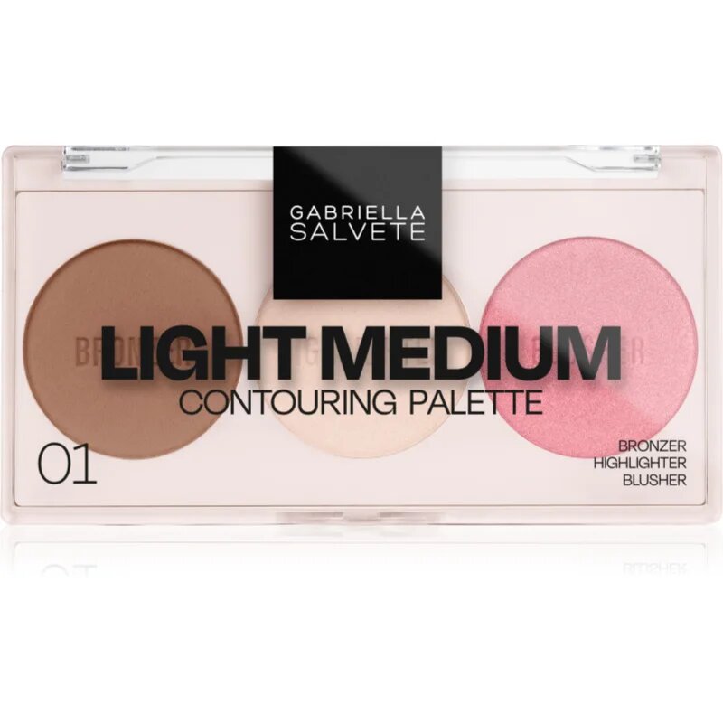 Gabriella Salvete Contouring Palette контурираща палитра за лице цвят 01 9 гр.