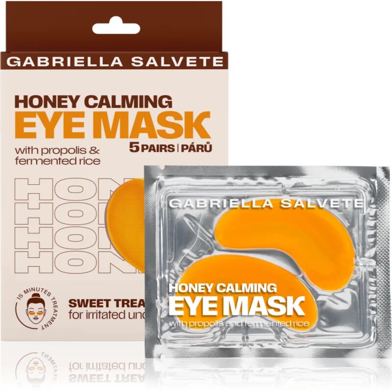 Gabriella Salvete Eye Mask Honey успокояваща маска за очи 5 бр.