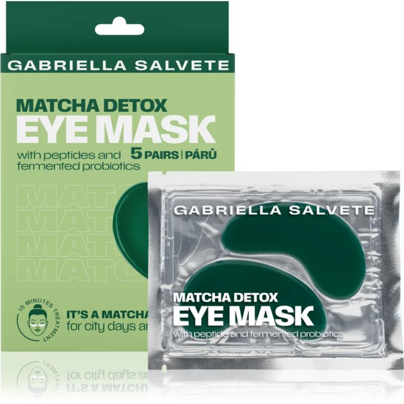 Gabriella Salvete Eye Mask Matcha детоксикираща маска за очи 5 бр.