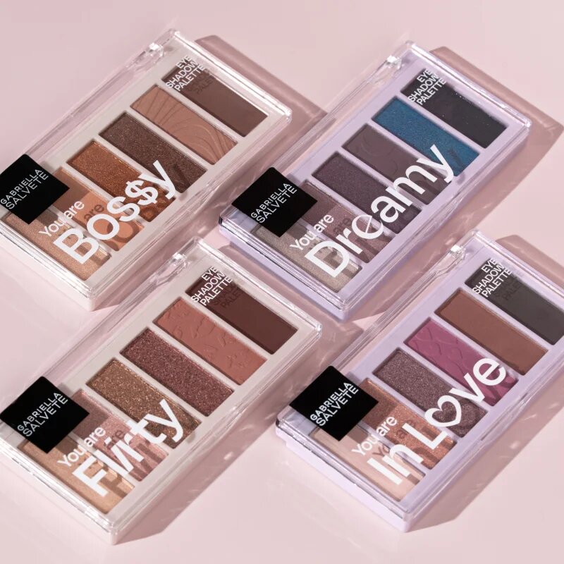 Gabriella Salvete Eyeshadow 6 Shades Palette палитра от сенки за очи цвят You are in Love 12 гр.