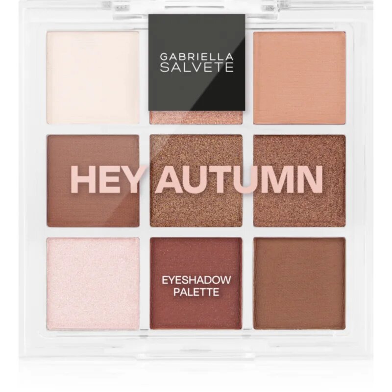 Gabriella Salvete Eyeshadow 9 Shades Palette палитра от сенки за очи цвят Bronze 9 гр.